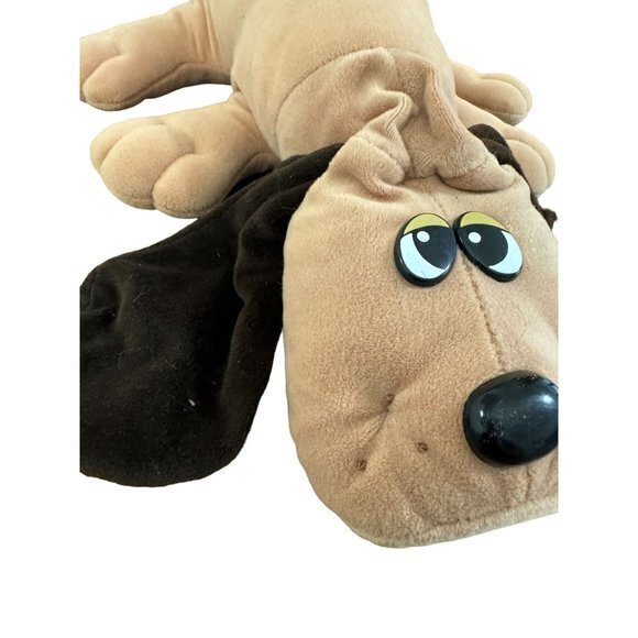 Vtg 1985 Pound Puppies Puppy Brown Plush 15” Tan w/ Dark Brown Spots Tonka - Picture 2 of 10